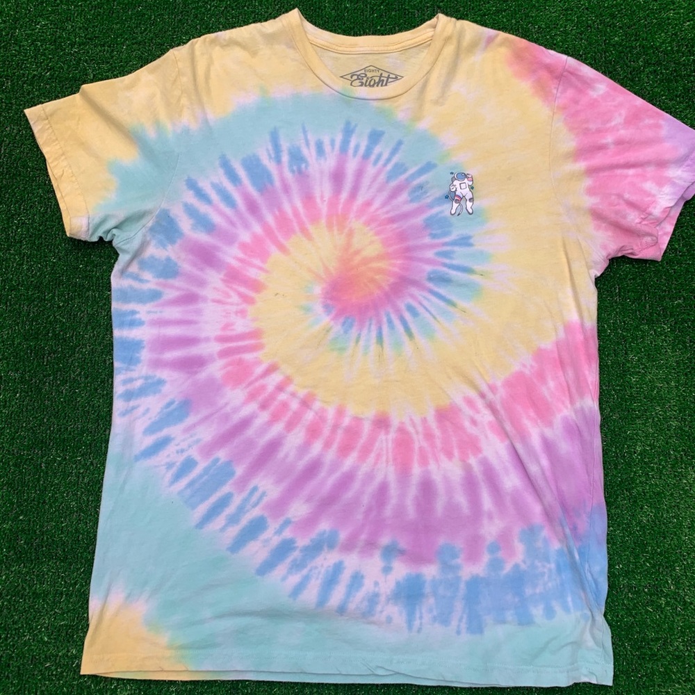 Spaceman tie dye T-shirt